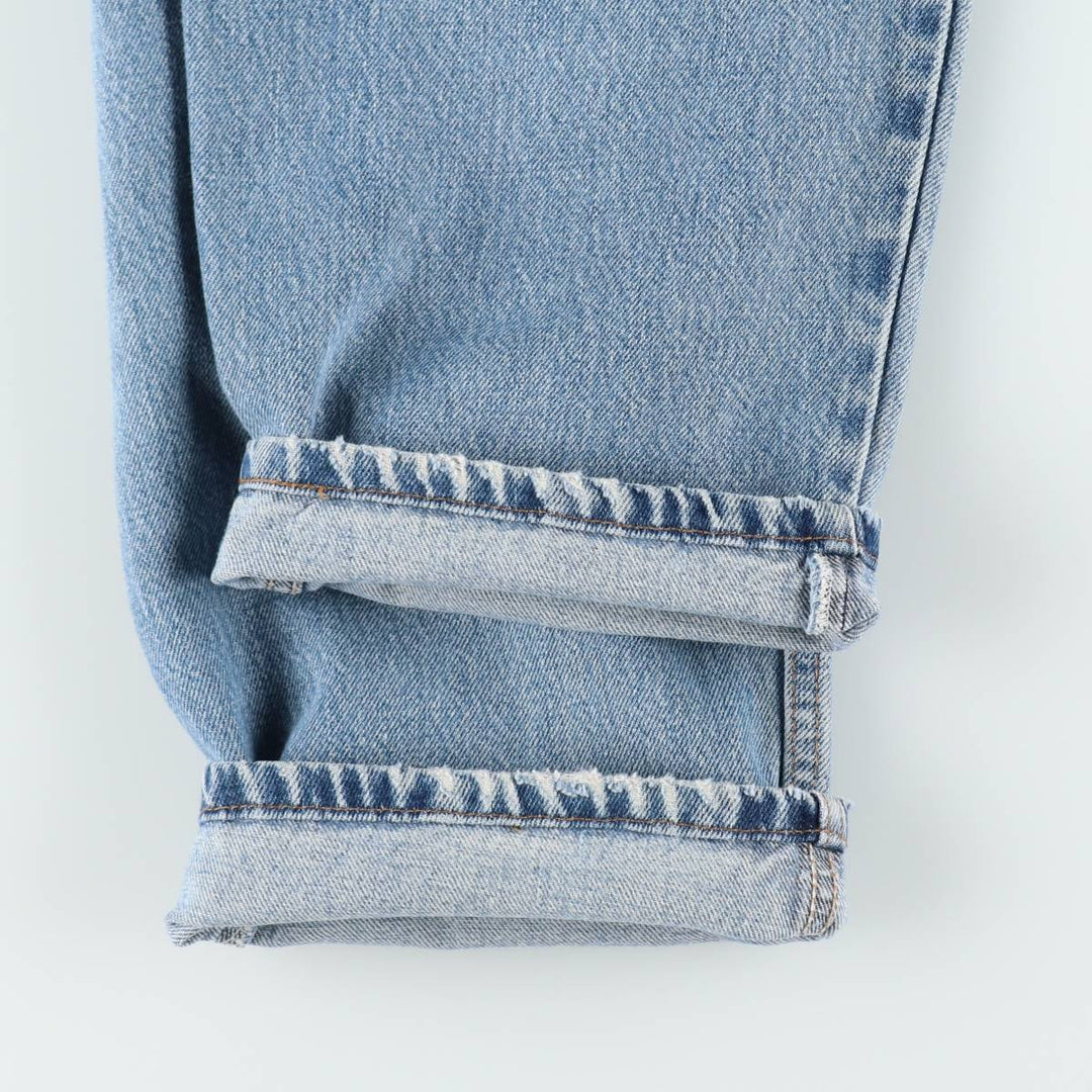 00'S Levi's 550 Relaxed Fit Tapered Denim Pants for Men, W35 cotton blue type Vintage Second Hand