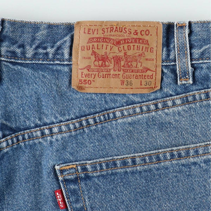 2000'S Levi's 00550-4891 Tapered Denim Pants, Men's W34 (approx.) cotton blue type Vintage Second Hand