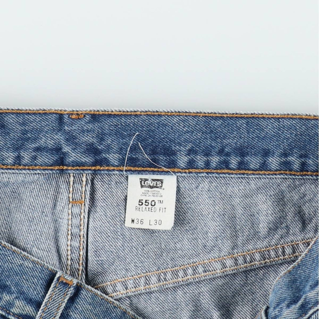2000'S Levi's 00550-4891 Tapered Denim Pants, Men's W34 (approx.) cotton blue type Vintage Second Hand
