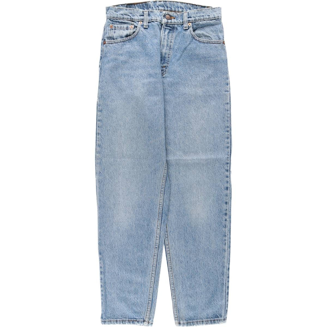 90s-00'S Levi's 550-4891 Tapered Denim Pants, Made in USA, Men's W29 equivalent, Vintage cotton blue type Vintage Second Hand