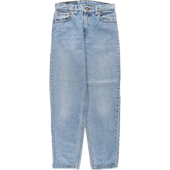 90s-00'S Levi's 550-4891 Tapered Denim Pants, Made in USA, Men's W29 equivalent, Vintage cotton blue type Vintage Second Hand