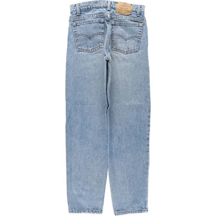 90s-00'S Levi's 550-4891 Tapered Denim Pants, Made in USA, Men's W29 equivalent, Vintage cotton blue type Vintage Second Hand