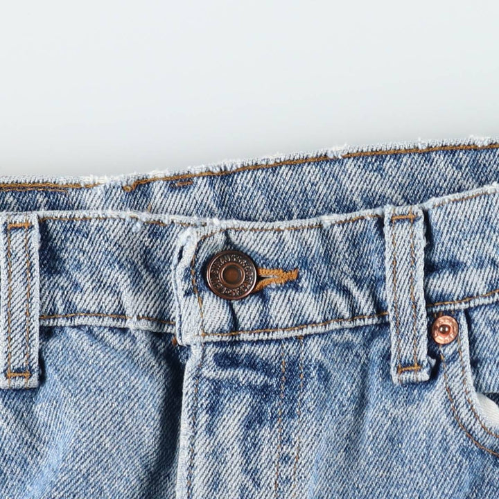 90s-00'S Levi's 550-4891 Tapered Denim Pants, Made in USA, Men's W29 equivalent, Vintage cotton blue type Vintage Second Hand