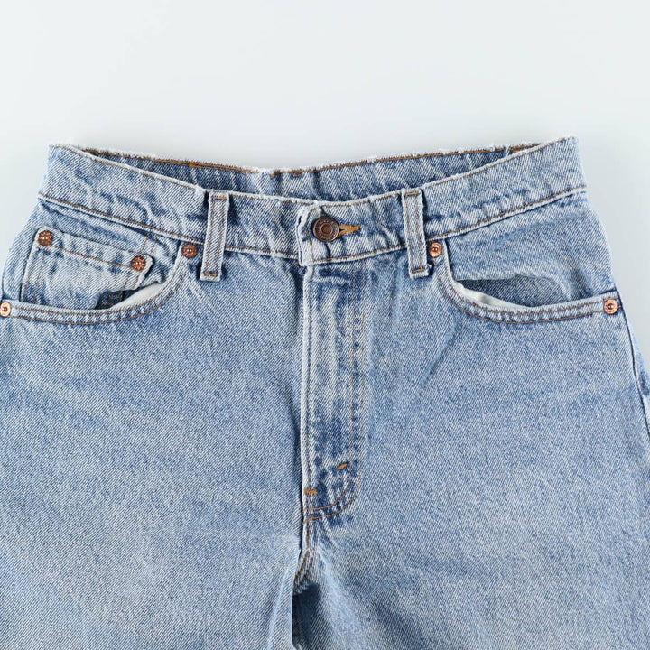 90s-00'S Levi's 550-4891 Tapered Denim Pants, Made in USA, Men's W29 equivalent, Vintage cotton blue type Vintage Second Hand