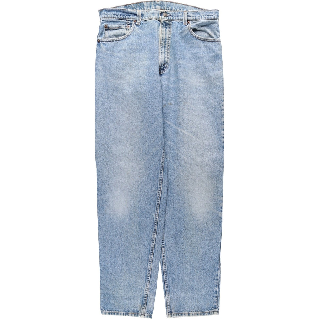Levi's Tapered Denim Pants, Made in USA, Men's Size W34 (approx.), Vintage cotton blue type Vintage Second Hand
