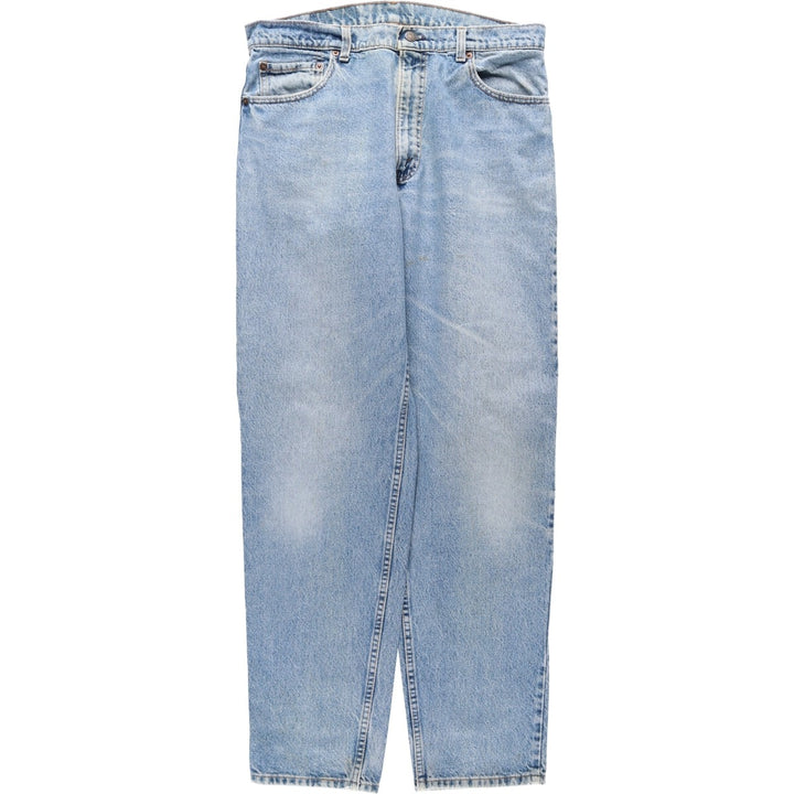 Levi's Tapered Denim Pants, Made in USA, Men's Size W34 (approx.), Vintage cotton blue type Vintage Second Hand