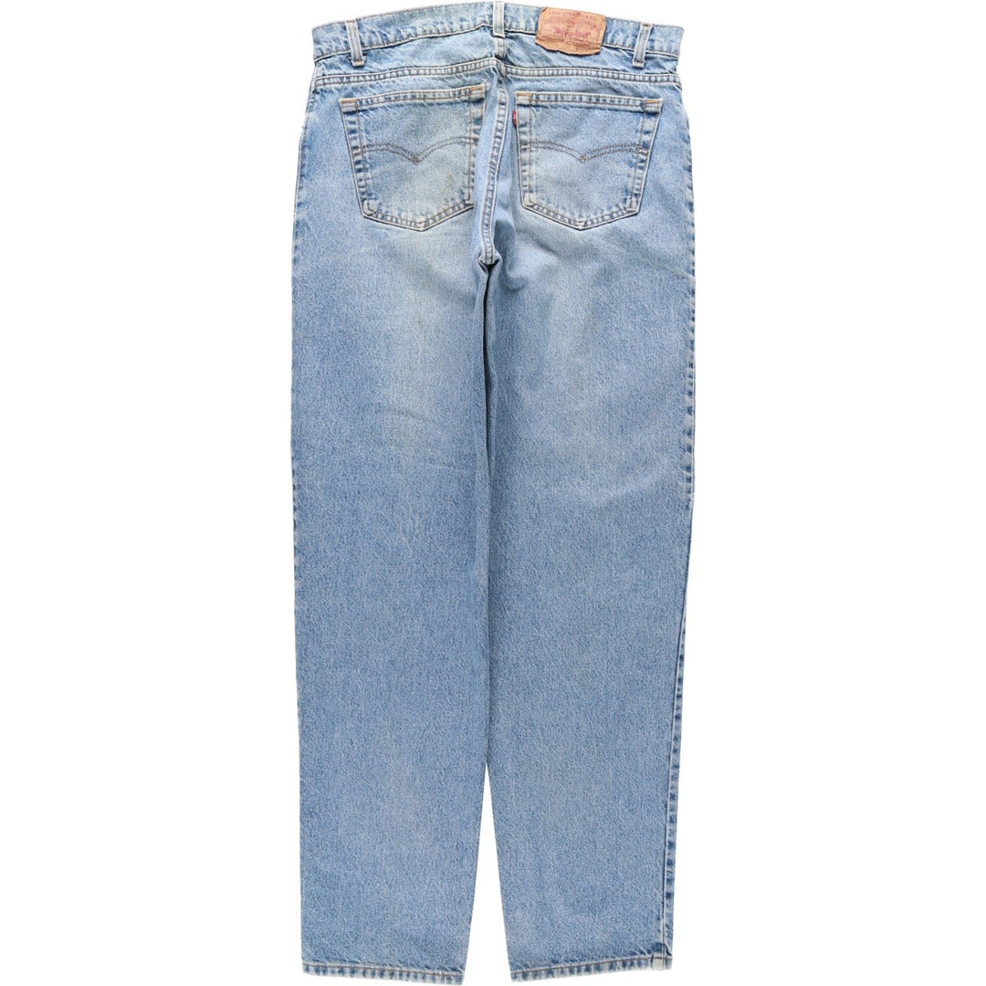 Levi's Tapered Denim Pants, Made in USA, Men's Size W34 (approx.), Vintage cotton blue type Vintage Second Hand