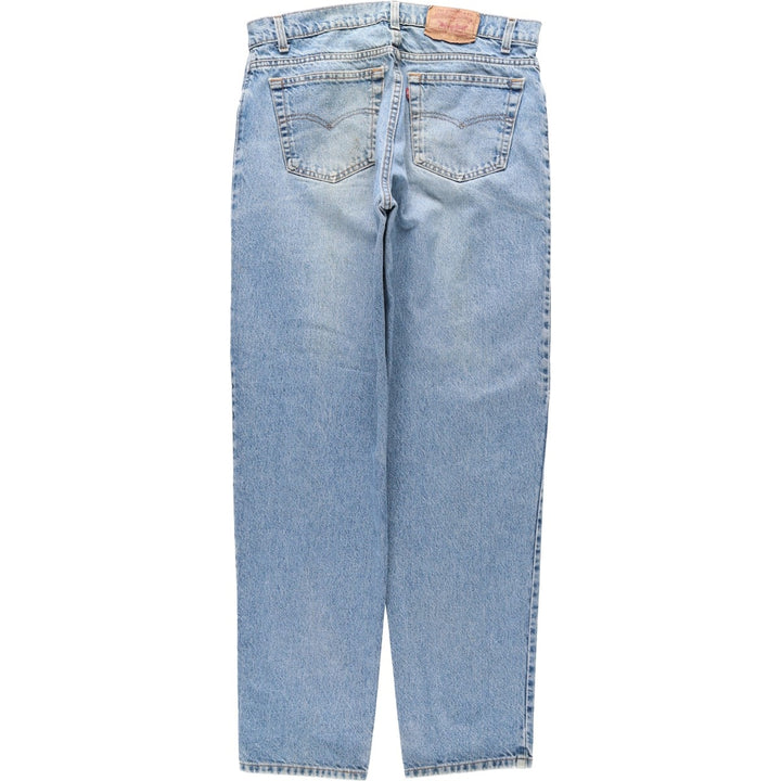 Levi's Tapered Denim Pants, Made in USA, Men's Size W34 (approx.), Vintage cotton blue type Vintage Second Hand