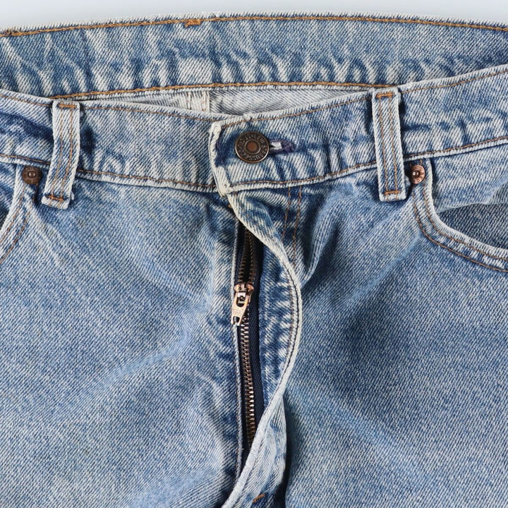 Levi's Tapered Denim Pants, Made in USA, Men's Size W34 (approx.), Vintage cotton blue type Vintage Second Hand