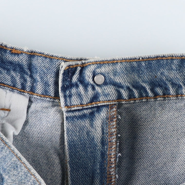 Levi's Tapered Denim Pants, Made in USA, Men's Size W34 (approx.), Vintage cotton blue type Vintage Second Hand