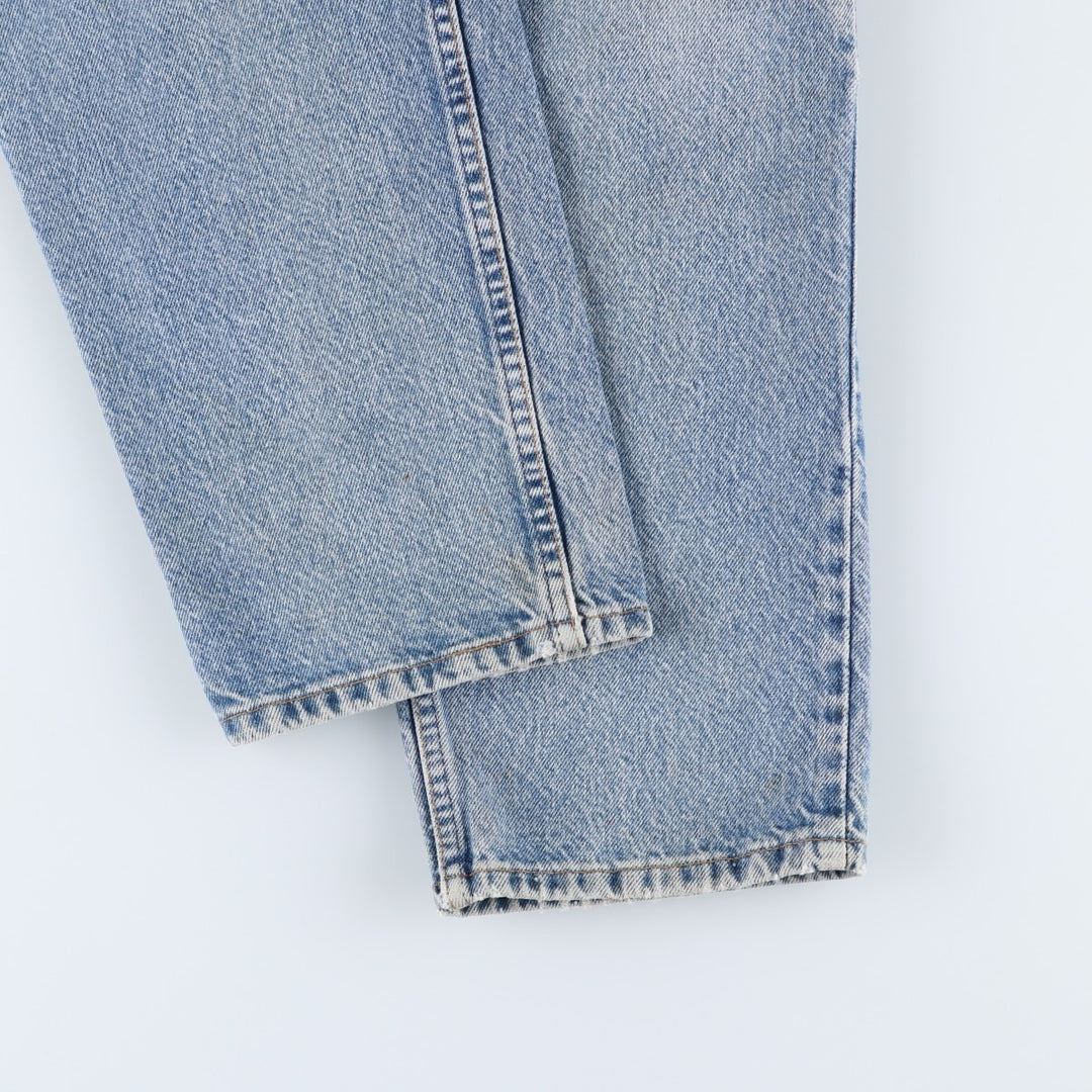 Levi's Tapered Denim Pants, Made in USA, Men's Size W34 (approx.), Vintage cotton blue type Vintage Second Hand
