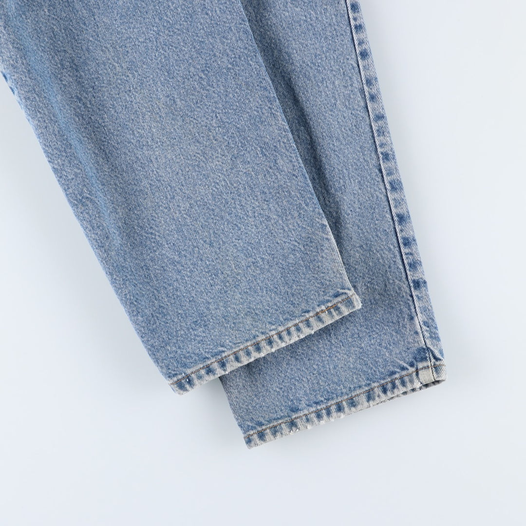 Levi's Tapered Denim Pants, Made in USA, Men's Size W34 (approx.), Vintage cotton blue type Vintage Second Hand