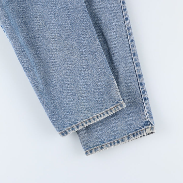 Levi's Tapered Denim Pants, Made in USA, Men's Size W34 (approx.), Vintage cotton blue type Vintage Second Hand