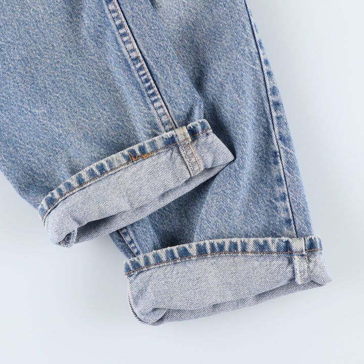 Levi's Tapered Denim Pants, Made in USA, Men's Size W34 (approx.), Vintage cotton blue type Vintage Second Hand