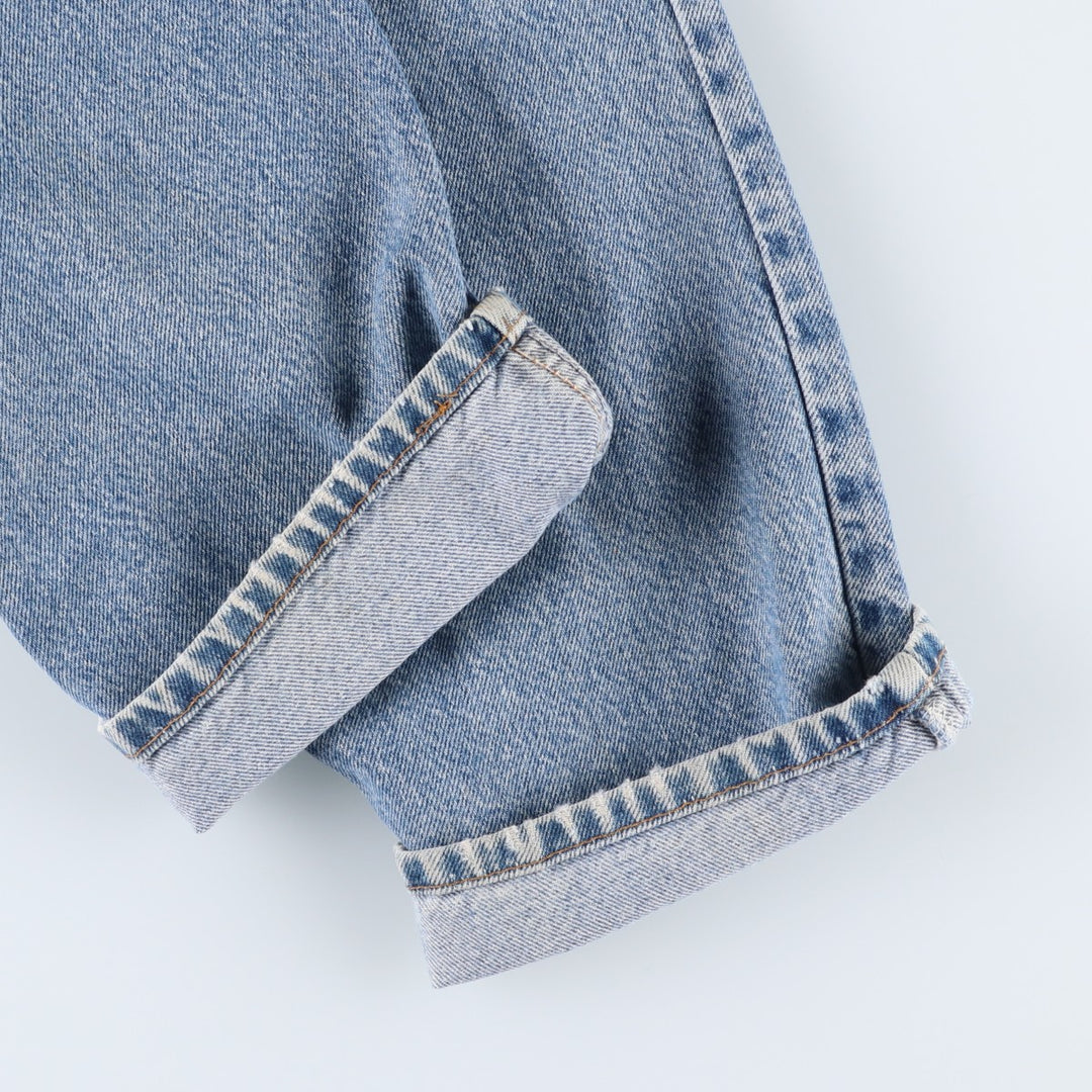 Levi's Tapered Denim Pants, Made in USA, Men's Size W34 (approx.), Vintage cotton blue type Vintage Second Hand