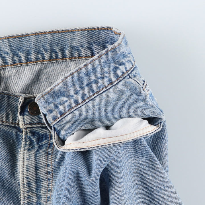 Levi's Tapered Denim Pants, Made in USA, Men's Size W34 (approx.), Vintage cotton blue type Vintage Second Hand