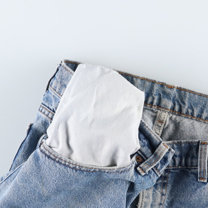 Levi's Tapered Denim Pants, Made in USA, Men's Size W34 (approx.), Vintage cotton blue type Vintage Second Hand