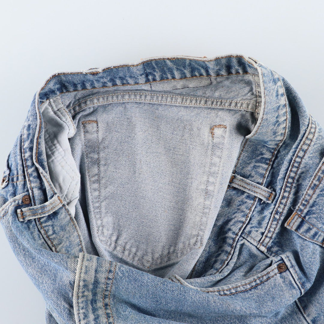 Levi's Tapered Denim Pants, Made in USA, Men's Size W34 (approx.), Vintage cotton blue type Vintage Second Hand