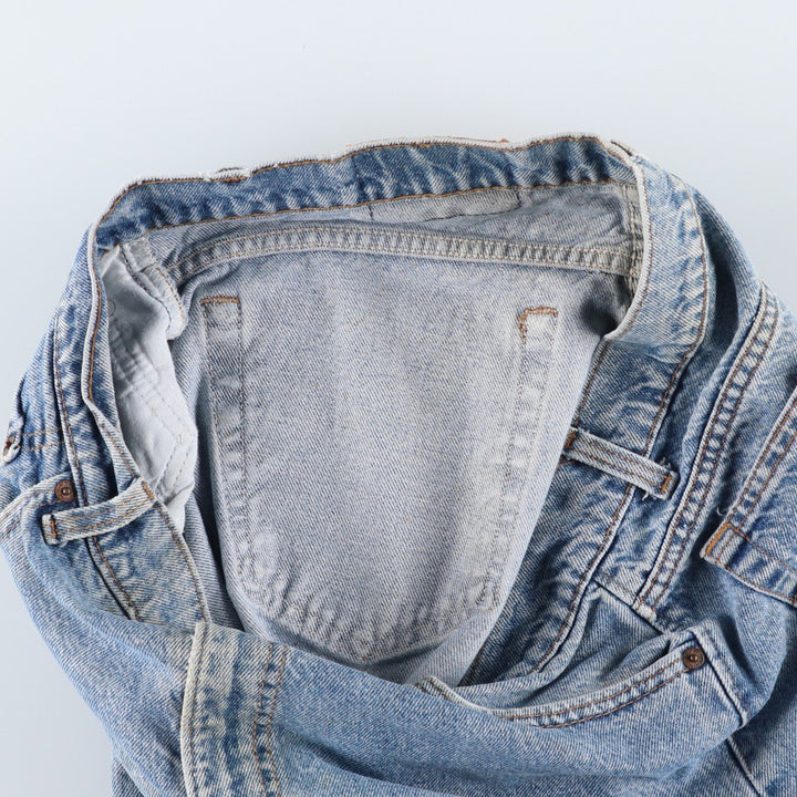 Levi's Tapered Denim Pants, Made in USA, Men's Size W34 (approx.), Vintage cotton blue type Vintage Second Hand