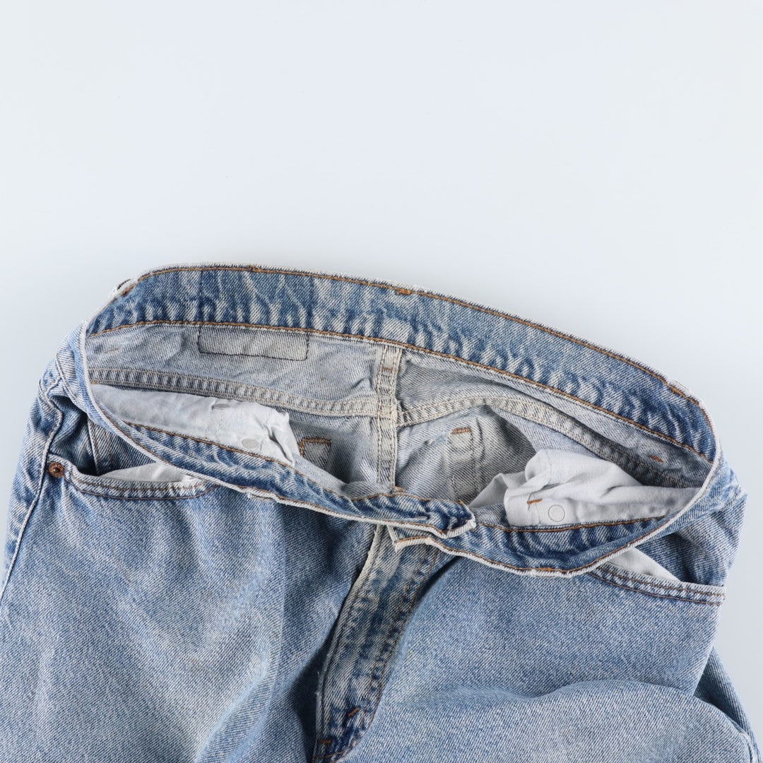 Levi's Tapered Denim Pants, Made in USA, Men's Size W34 (approx.), Vintage cotton blue type Vintage Second Hand