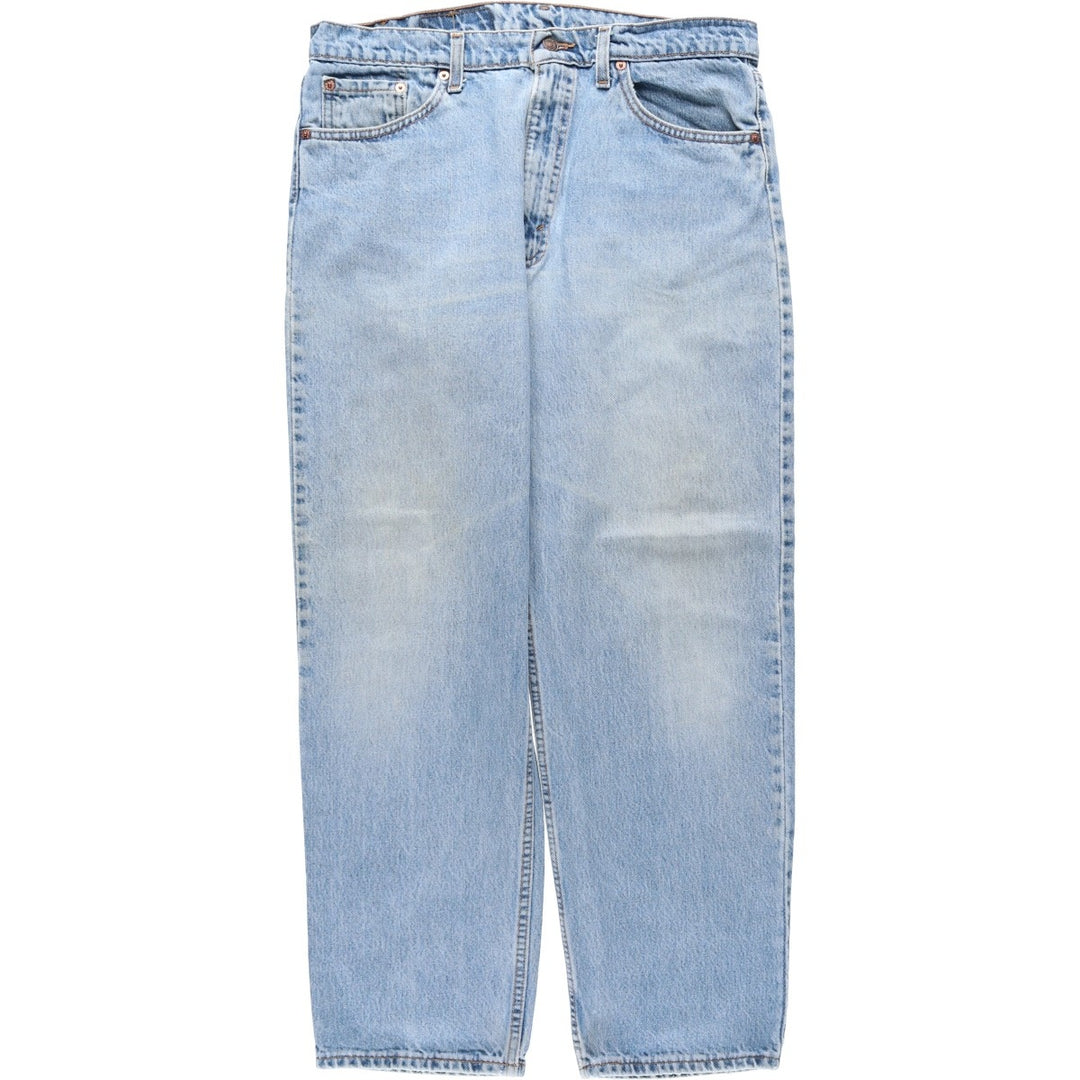 1990'S Levi's 00550-4891 Relaxed Fit Tapered Denim Pants, Made in USA, Men's W35 (approx.), Vintage cotton blue type Vintage Second Hand
