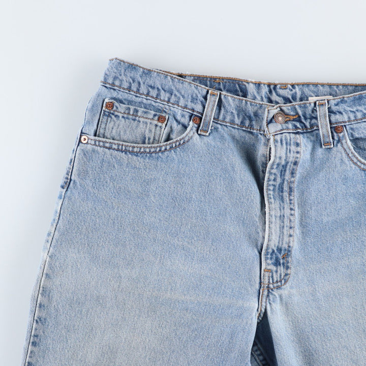 1990'S Levi's 00550-4891 Relaxed Fit Tapered Denim Pants, Made in USA, Men's W35 (approx.), Vintage cotton blue type Vintage Second Hand