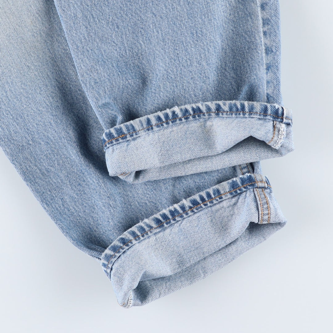 1990'S Levi's 00550-4891 Relaxed Fit Tapered Denim Pants, Made in USA, Men's W35 (approx.), Vintage cotton blue type Vintage Second Hand