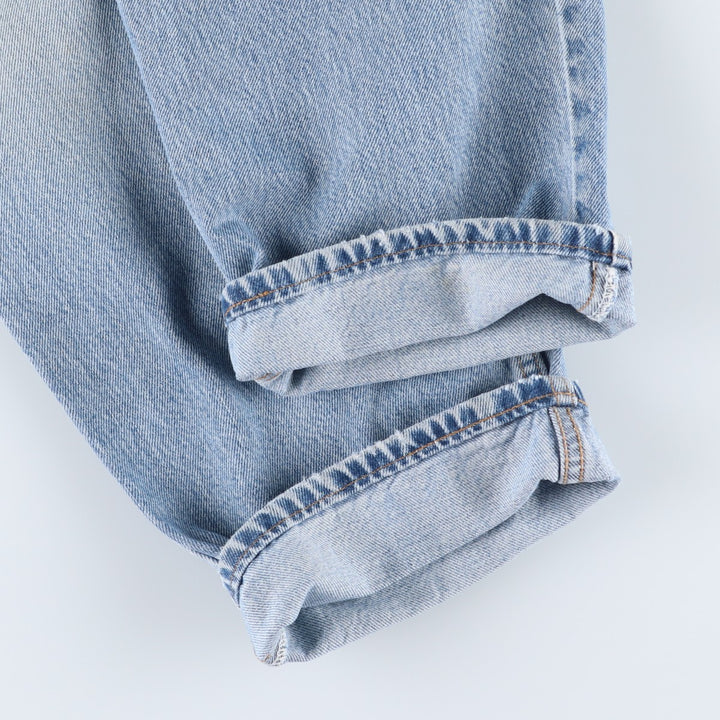 1990'S Levi's 00550-4891 Relaxed Fit Tapered Denim Pants, Made in USA, Men's W35 (approx.), Vintage cotton blue type Vintage Second Hand