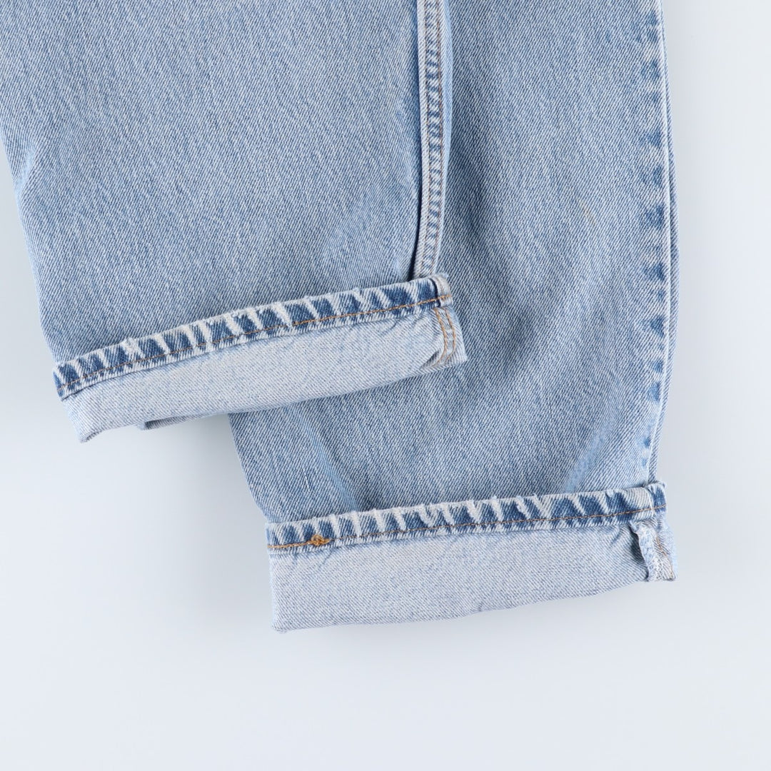 1990'S Levi's 00550-4891 Relaxed Fit Tapered Denim Pants, Made in USA, Men's W35 (approx.), Vintage cotton blue type Vintage Second Hand