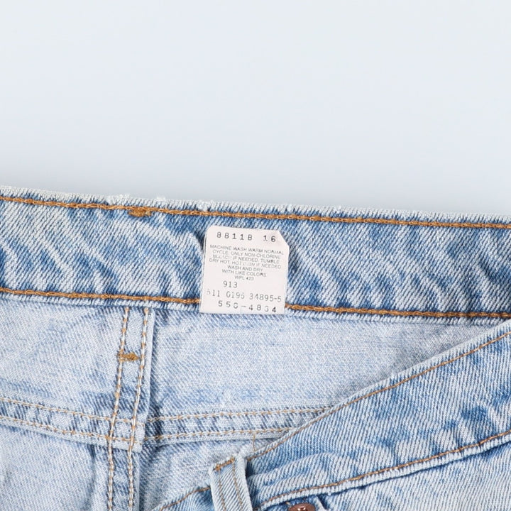 1990'S Levi's 550-4834 Relaxed Fit Tapered Leg Denim Pants, Made in USA, Men's Size W34 (approx.), Vintage cotton blue type Vintage Second Hand