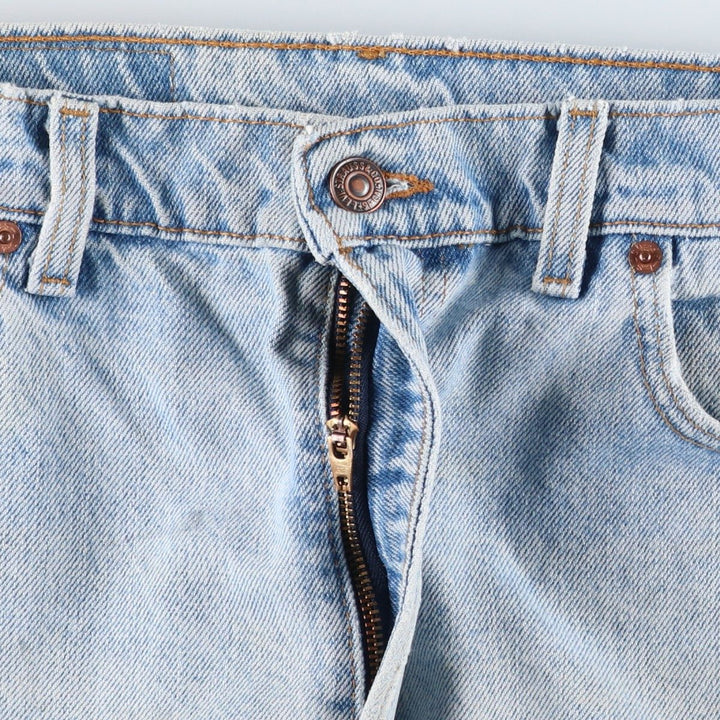 1990'S Levi's 550-4834 Relaxed Fit Tapered Leg Denim Pants, Made in USA, Men's Size W34 (approx.), Vintage cotton blue type Vintage Second Hand