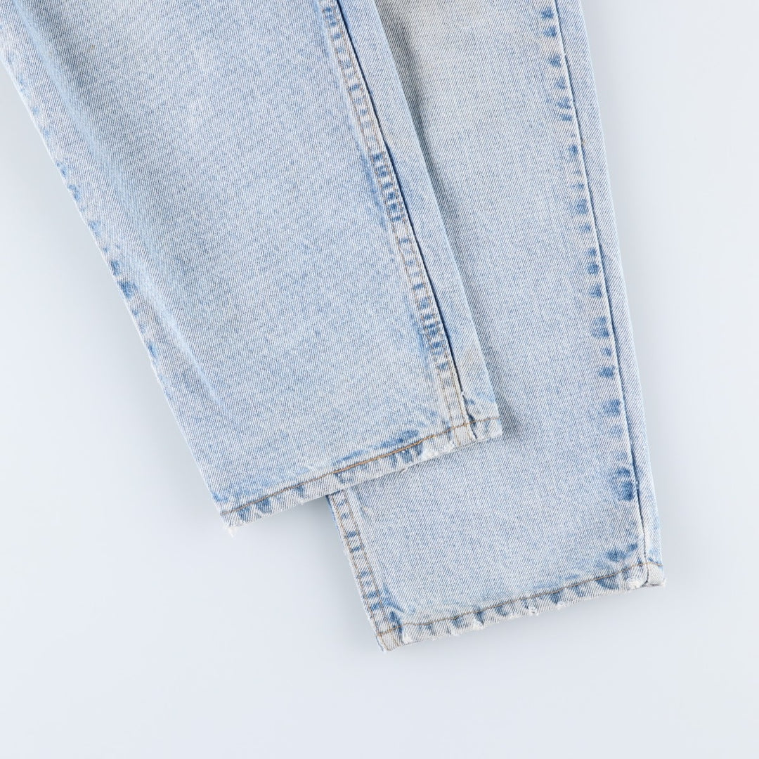 1990'S Levi's 550-4834 Relaxed Fit Tapered Leg Denim Pants, Made in USA, Men's Size W34 (approx.), Vintage cotton blue type Vintage Second Hand