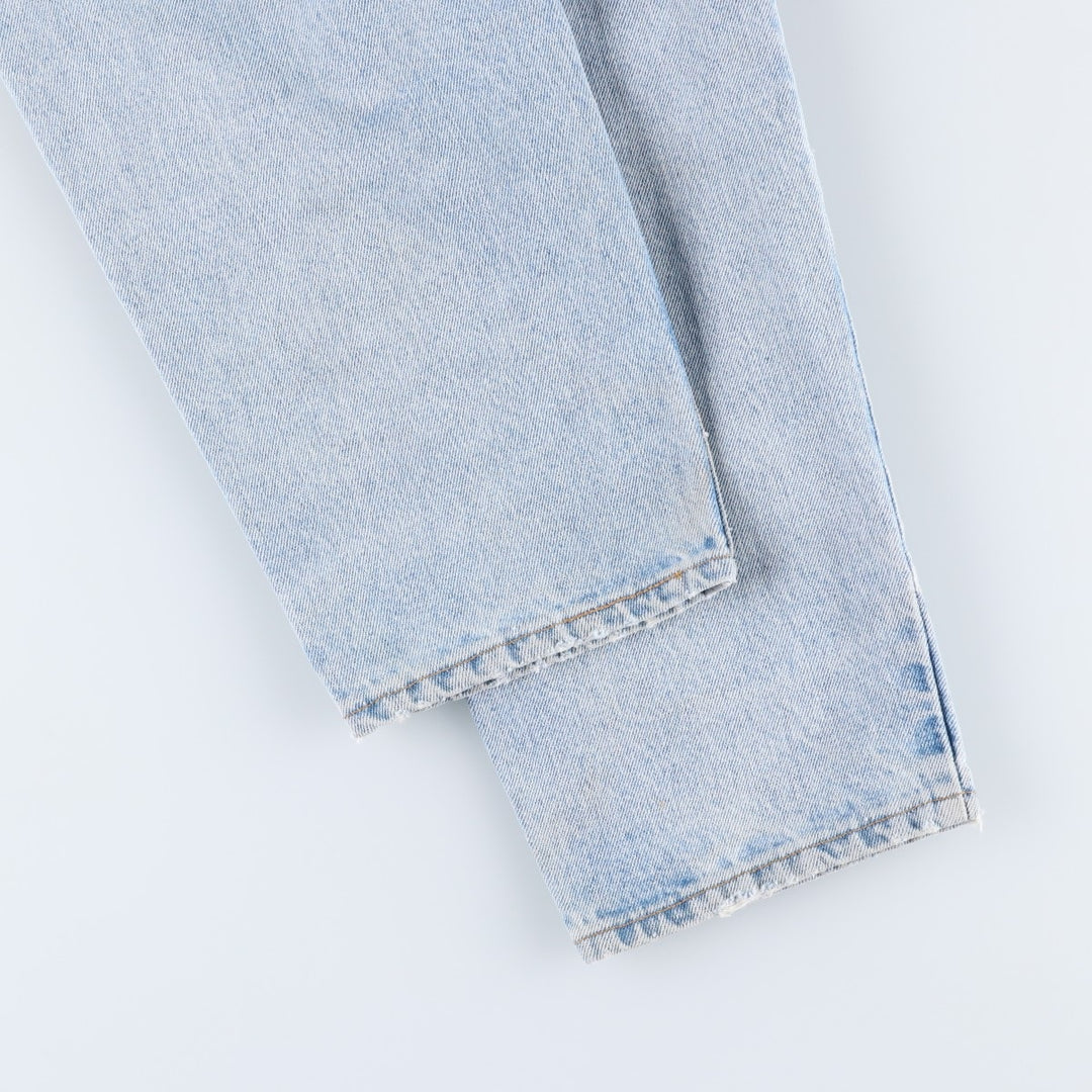 1990'S Levi's 550-4834 Relaxed Fit Tapered Leg Denim Pants, Made in USA, Men's Size W34 (approx.), Vintage cotton blue type Vintage Second Hand