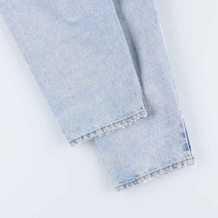 1990'S Levi's 550-4834 Relaxed Fit Tapered Leg Denim Pants, Made in USA, Men's Size W34 (approx.), Vintage cotton blue type Vintage Second Hand