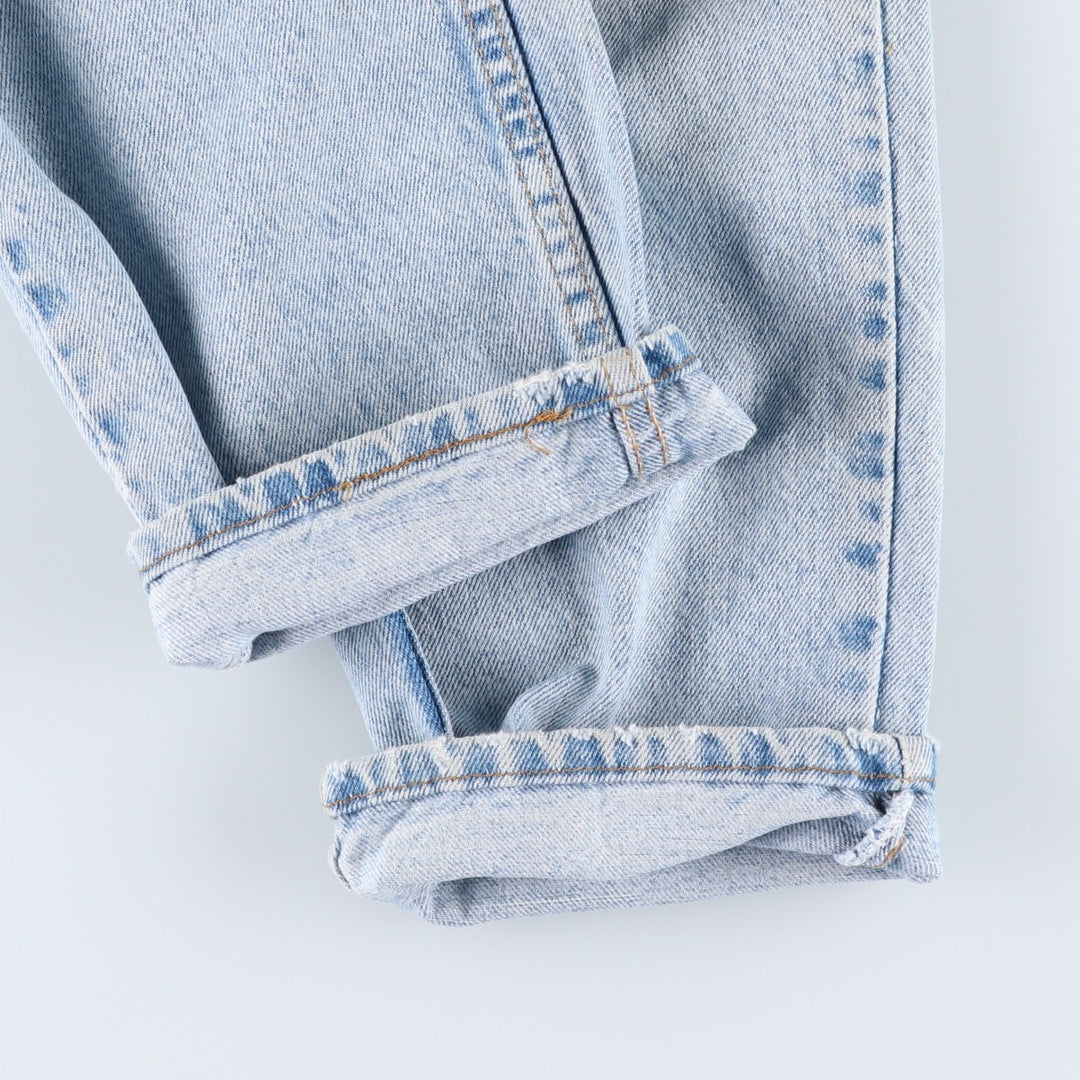 1990'S Levi's 550-4834 Relaxed Fit Tapered Leg Denim Pants, Made in USA, Men's Size W34 (approx.), Vintage cotton blue type Vintage Second Hand