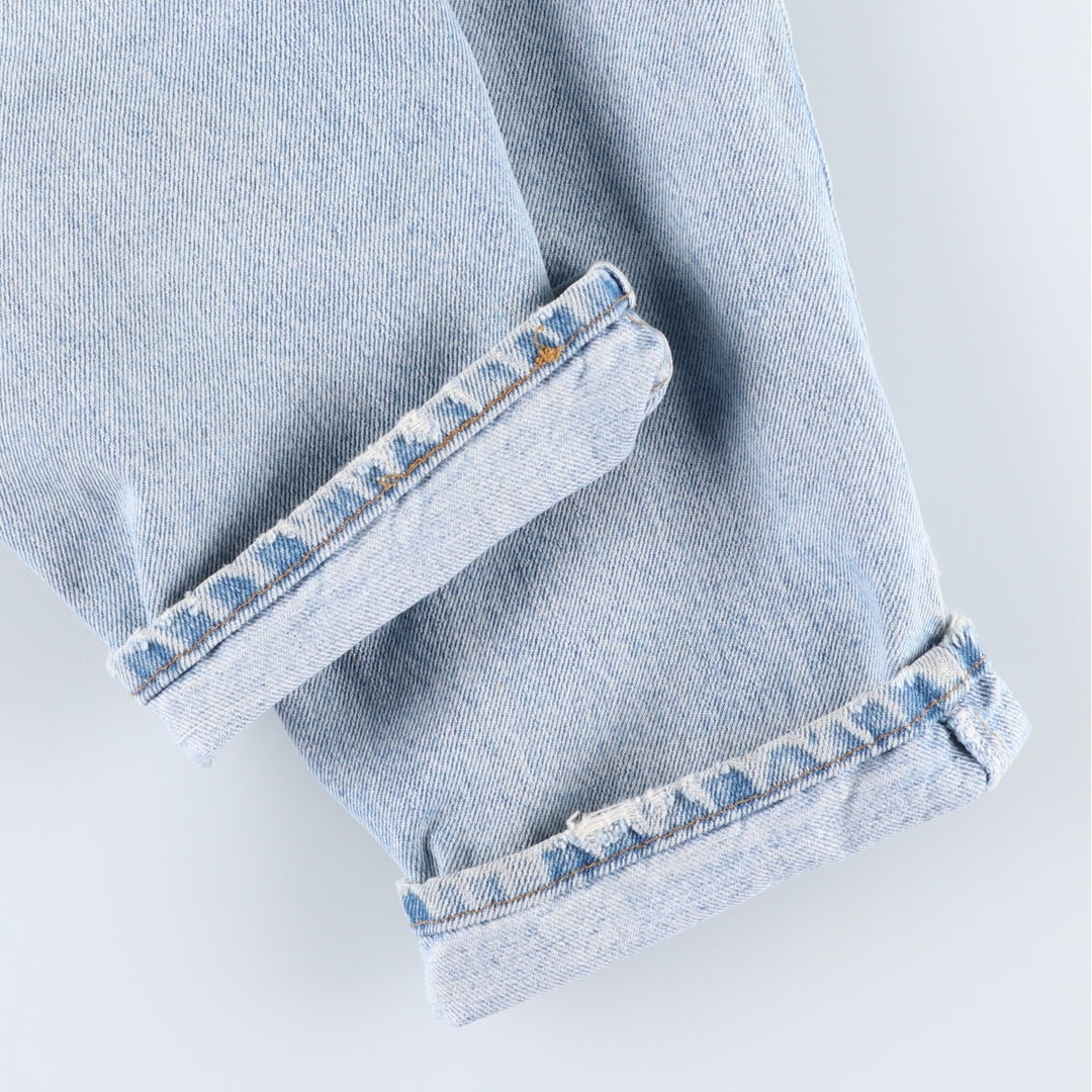 1990'S Levi's 550-4834 Relaxed Fit Tapered Leg Denim Pants, Made in USA, Men's Size W34 (approx.), Vintage cotton blue type Vintage Second Hand