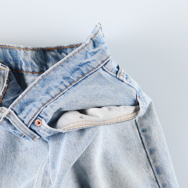 1990'S Levi's 550-4834 Relaxed Fit Tapered Leg Denim Pants, Made in USA, Men's Size W34 (approx.), Vintage cotton blue type Vintage Second Hand