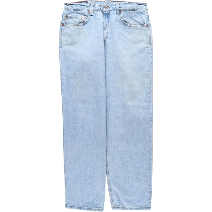 1990'S Levi's 00550-4834 Relaxed Fit Tapered Denim Pants, Made in USA, Men's Size W34 (approx.), Vintage cotton blue type Vintage Second Hand