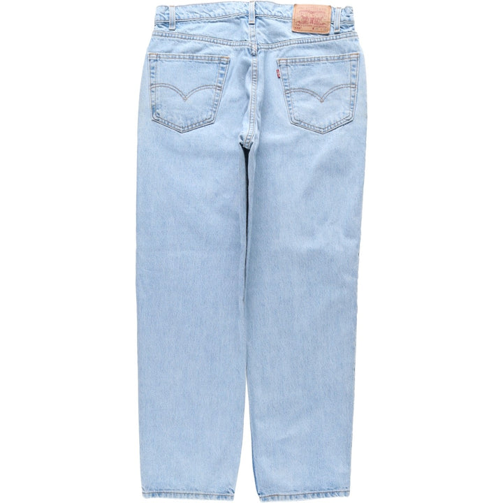 1990'S Levi's 00550-4834 Relaxed Fit Tapered Denim Pants, Made in USA, Men's Size W34 (approx.), Vintage cotton blue type Vintage Second Hand
