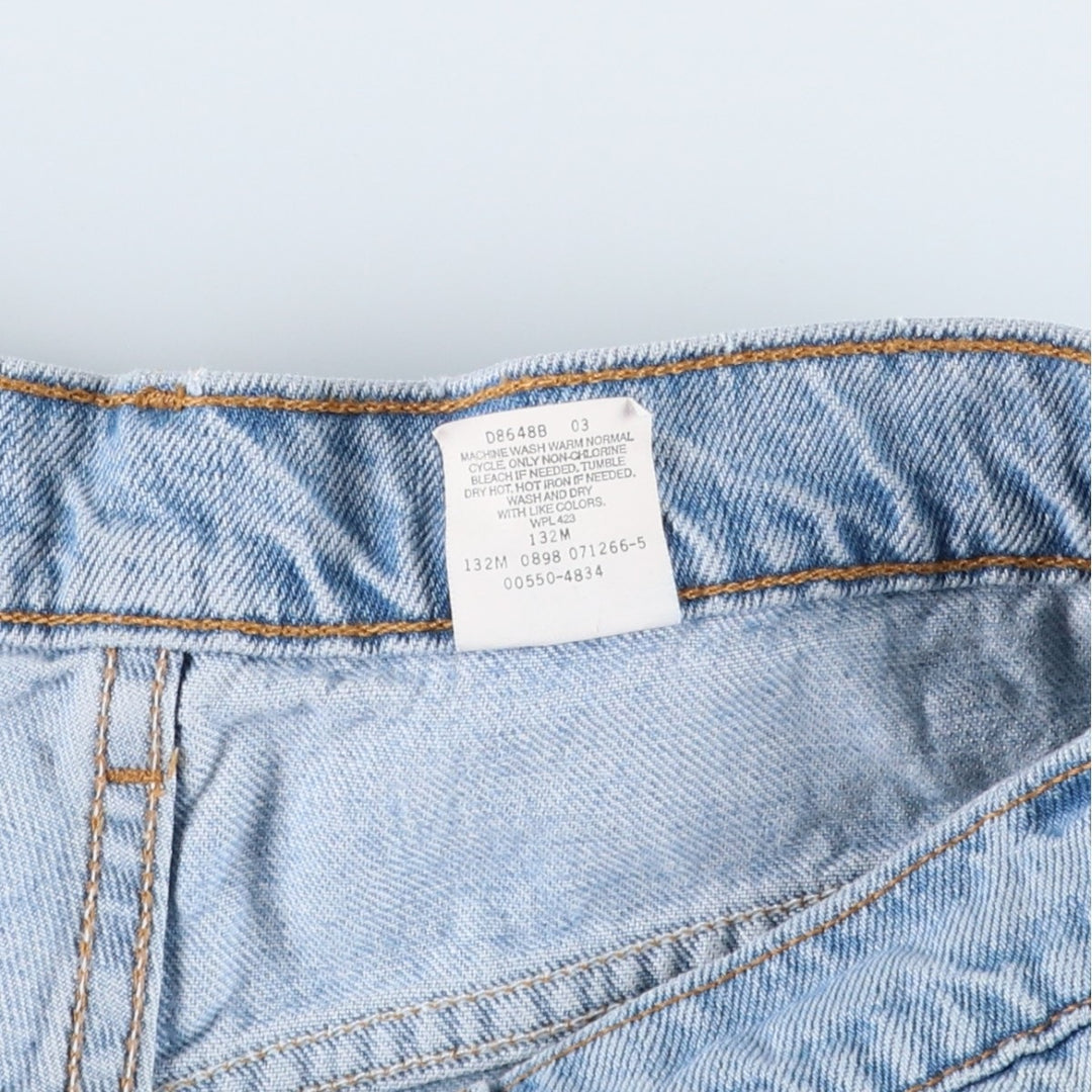 1990'S Levi's 00550-4834 Relaxed Fit Tapered Denim Pants, Made in USA, Men's Size W34 (approx.), Vintage cotton blue type Vintage Second Hand