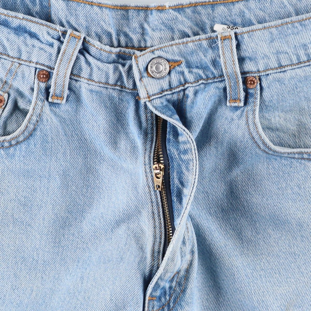 1990'S Levi's 00550-4834 Relaxed Fit Tapered Denim Pants, Made in USA, Men's Size W34 (approx.), Vintage cotton blue type Vintage Second Hand