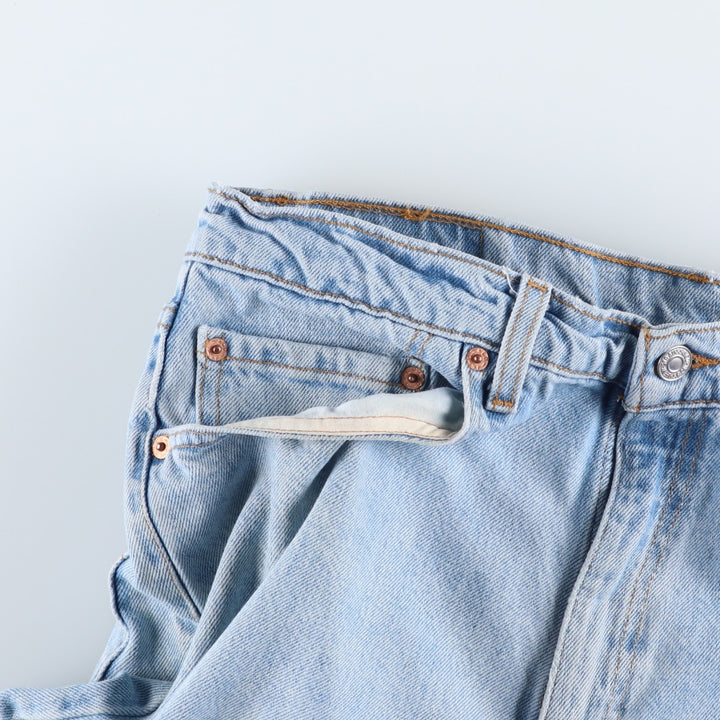 1990'S Levi's 00550-4834 Relaxed Fit Tapered Denim Pants, Made in USA, Men's Size W34 (approx.), Vintage cotton blue type Vintage Second Hand