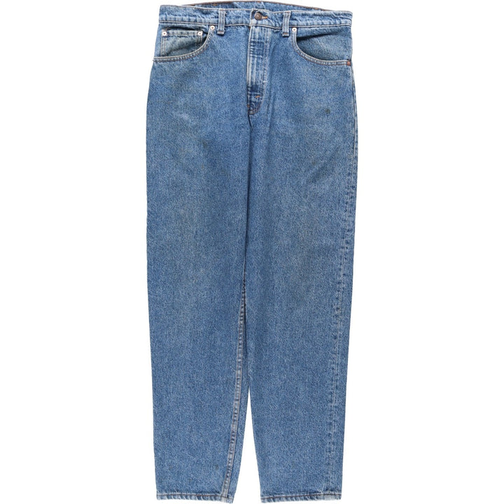 1990'S Levi's 00550-4891 Tapered Denim Pants, Made in USA, Men's Size W34 (approx.), Vintage cotton blue type Vintage Second Hand