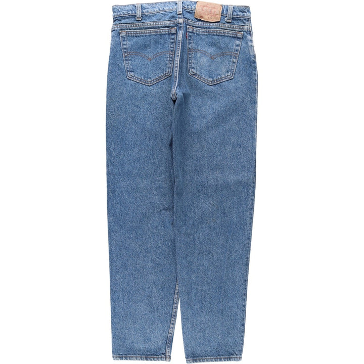 1990'S Levi's 00550-4891 Tapered Denim Pants, Made in USA, Men's Size W34 (approx.), Vintage cotton blue type Vintage Second Hand
