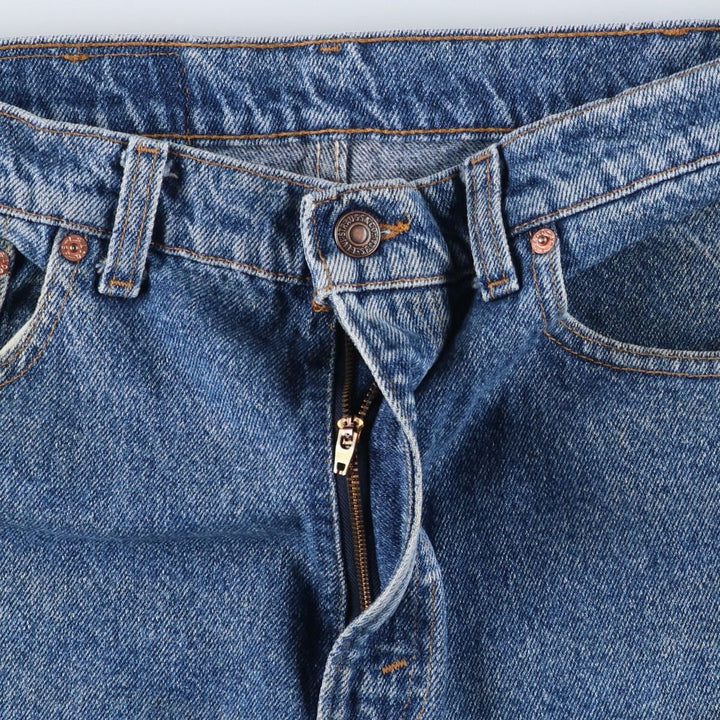 1990'S Levi's 00550-4891 Tapered Denim Pants, Made in USA, Men's Size W34 (approx.), Vintage cotton blue type Vintage Second Hand