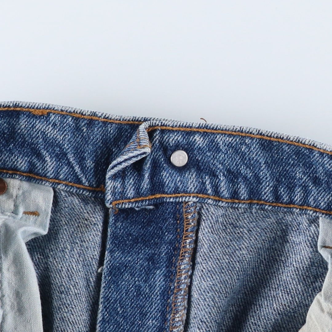 1990'S Levi's 00550-4891 Tapered Denim Pants, Made in USA, Men's Size W34 (approx.), Vintage cotton blue type Vintage Second Hand