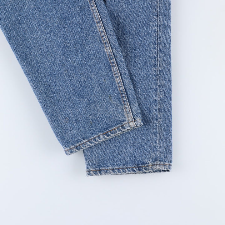 1990'S Levi's 00550-4891 Tapered Denim Pants, Made in USA, Men's Size W34 (approx.), Vintage cotton blue type Vintage Second Hand