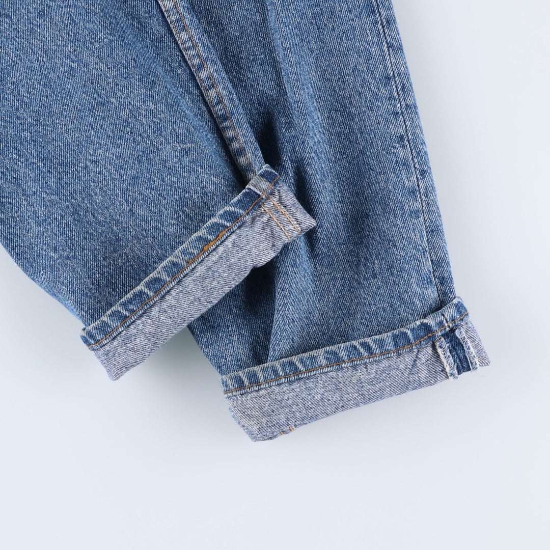 1990'S Levi's 00550-4891 Tapered Denim Pants, Made in USA, Men's Size W34 (approx.), Vintage cotton blue type Vintage Second Hand