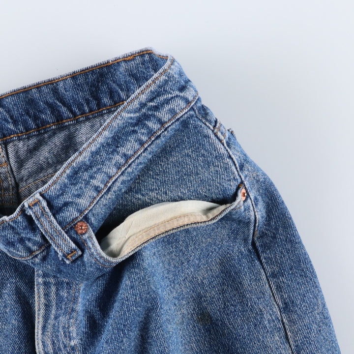 1990'S Levi's 00550-4891 Tapered Denim Pants, Made in USA, Men's Size W34 (approx.), Vintage cotton blue type Vintage Second Hand