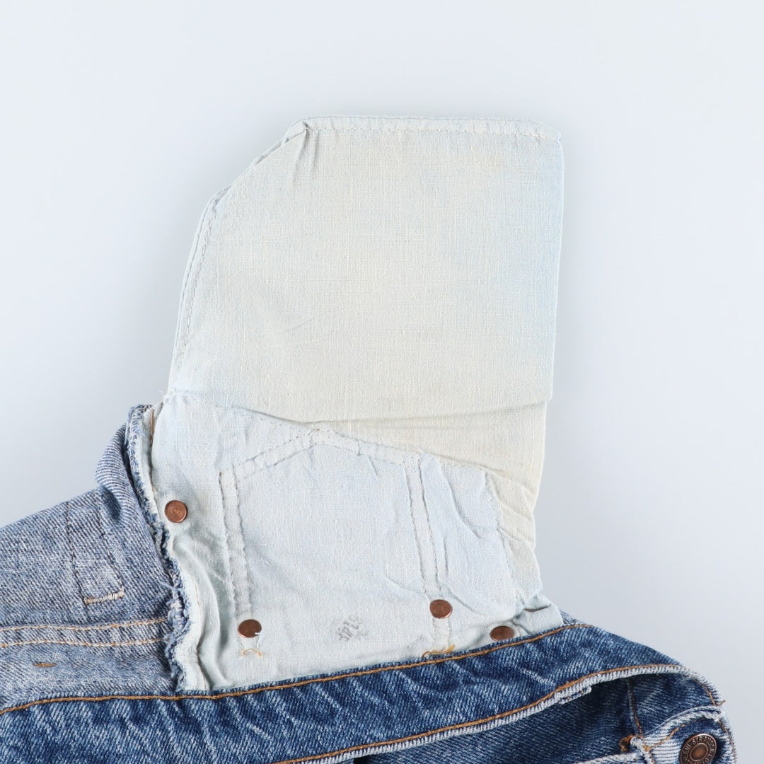 1990'S Levi's 00550-4891 Tapered Denim Pants, Made in USA, Men's Size W34 (approx.), Vintage cotton blue type Vintage Second Hand